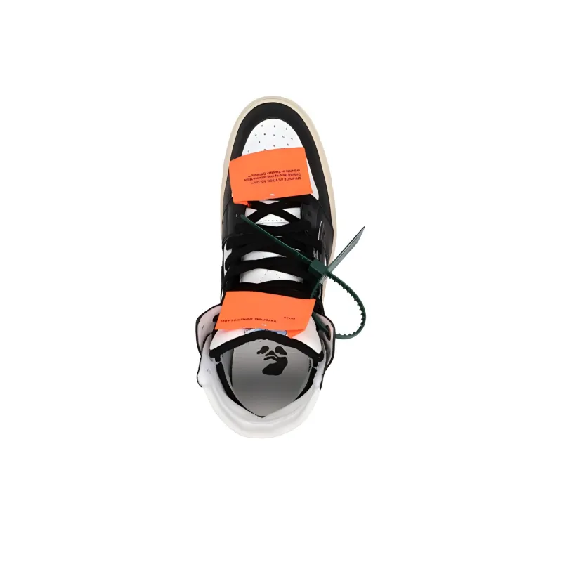 OFF WHITE Off Court 3.0 Leather Canvas Black White-3