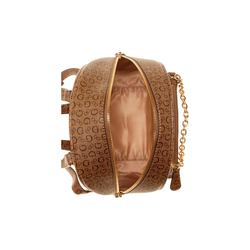 GUESS Artificial Leather Backpack Women's Dark Brown-2