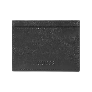 GUESS Artificial Leather Wallet Men's Coal Charcoal