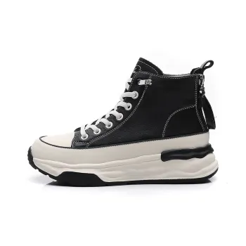 VEDULLAR Anti-Slip Wear-Resistant High-Top Skateboard Shoes Women's