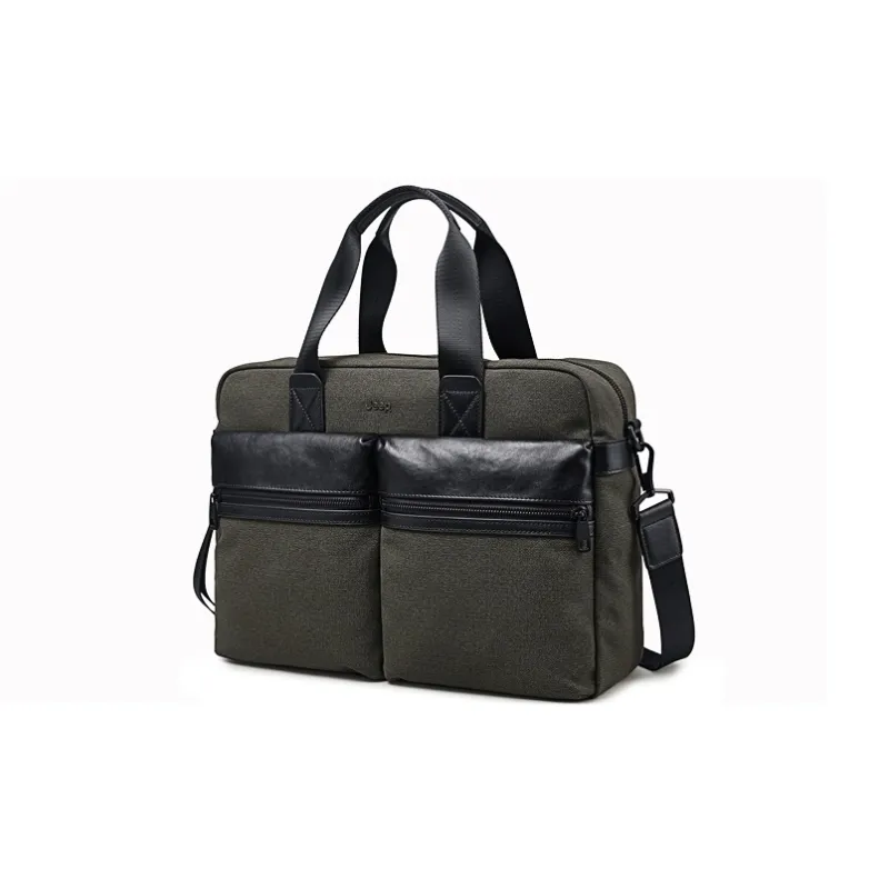 Jeep Cow Leather One Shoulder Handbag Regular Men's Green-1