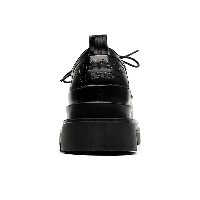 Chi Wolf Derby Shoes Casual Shoes Men's Black-4