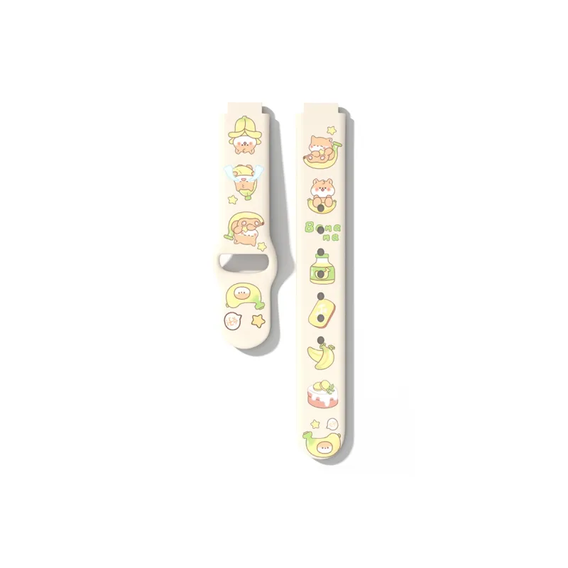 Biaodaige Watch Bands 120 180mm Unisex AP 12 Reverse Buckle Squirrel Silicone Strap-2