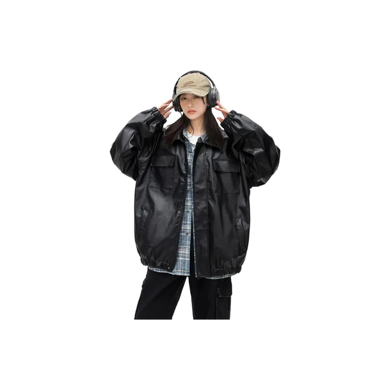 Ice Flying Leather Jacket Unisex-1