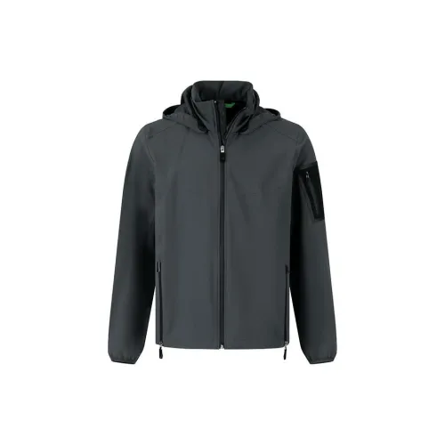 HUGO BOSS Jackets Men Gray