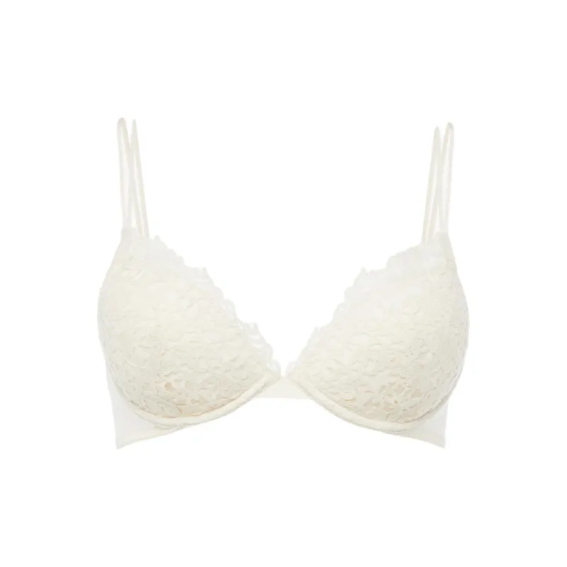 La Perla Off white Macramé Push up Bra Bra Women's White-0