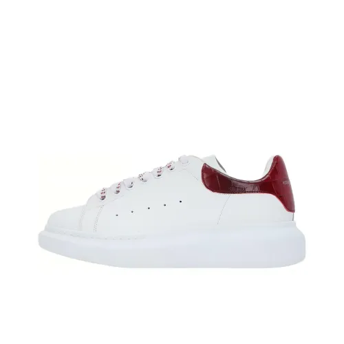 Alexander McQueen Oversized White Blood Red Croc Women's