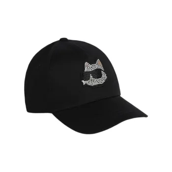 KARL LAGERFELD / Karl Lagerfeld Jeans Logo embellished Cotton Baseball Cap