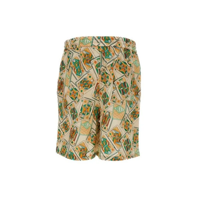 DROLE DE MONSIEUR Jeu De Cartes Drawstring Shorts-1