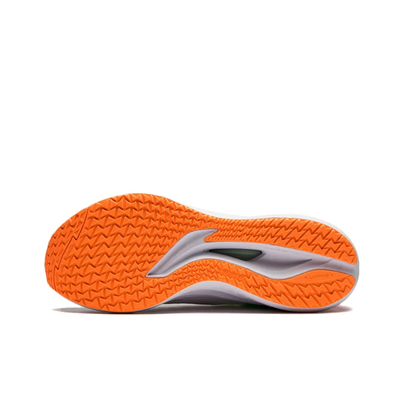 LiNing Red Hare 7 Cushioning Support Lightweight Rebound Low Top Training Running Shoes Men's White Green-4