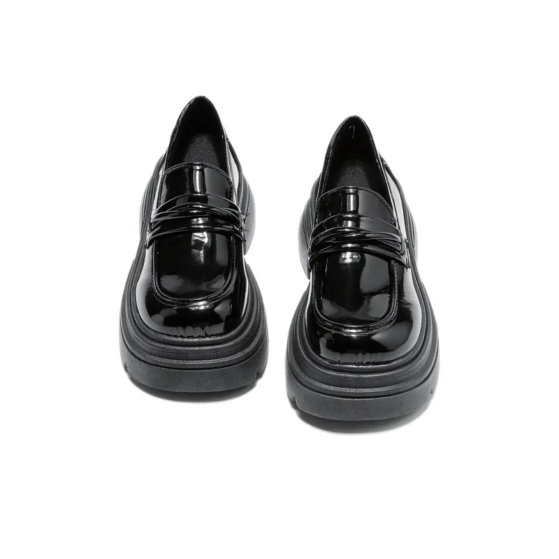 Medd Loafers Ballet Flats High Heel Women's-9