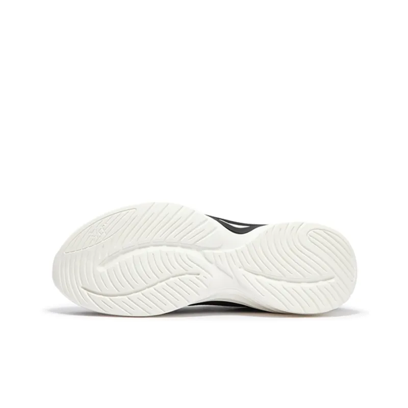 361° Blade Edge Cushioning, Slip Resistant, And Abrasion Resistant Low Top Running Shoes Men's Black White-4