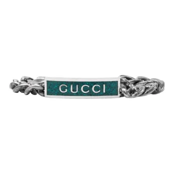 GUCCI Logo Plaque Bracelet