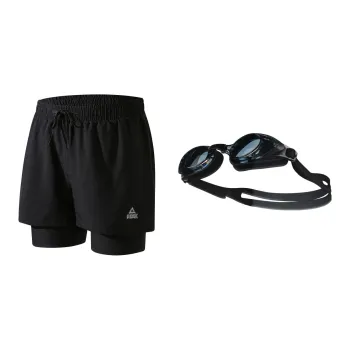 PEAK Swimming Sets Polyester Men's Black