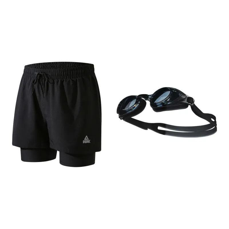 PEAK Swimming Sets Polyester Men's Black-0