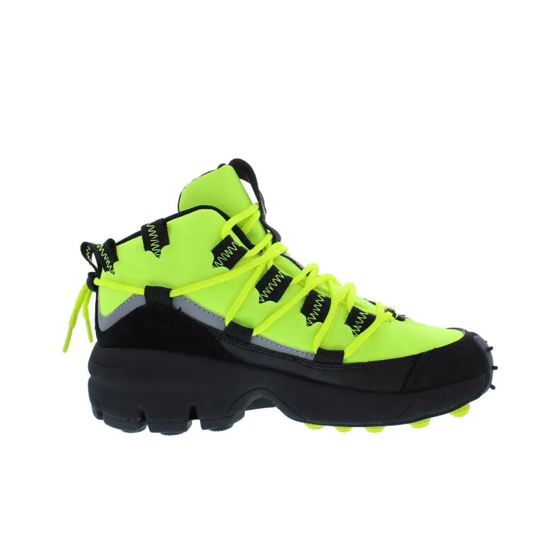 FILA Grant Hill 1 Anti Slip Wear Resistant Mid Top Casual Shoes Women's Green-1
