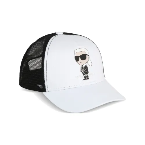 Cream box caps storage Ikonik Karl Cotton Baseball Cap
