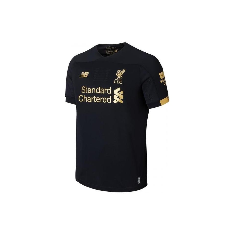 New Balance Liverpool FC Goalkeeper Soccer Jerseys Men Black POIZON