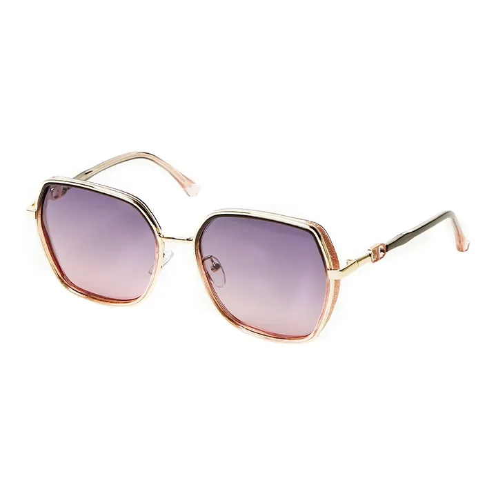 Narandu Metal TR/Memory Plastic Square Sunglasses Women's-5