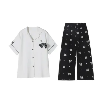 Tianmicat Pajama Set Women's White