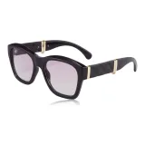 Burgundy Frame with Gradient Pink Lens