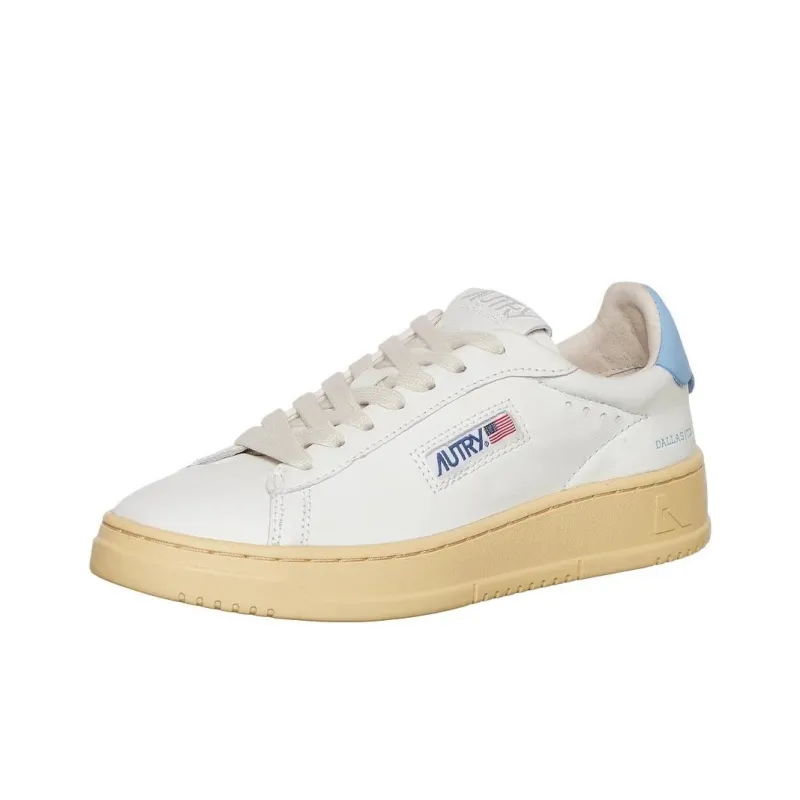 AUTRY Dallas Low Top Skateboard Shoes Women's White Blue-2
