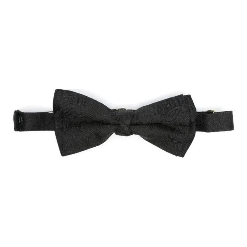 ETRO Paisley-print Silk-blend Bow Tie-0