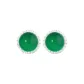 Stone Agate Stud Earrings+Luxury Box