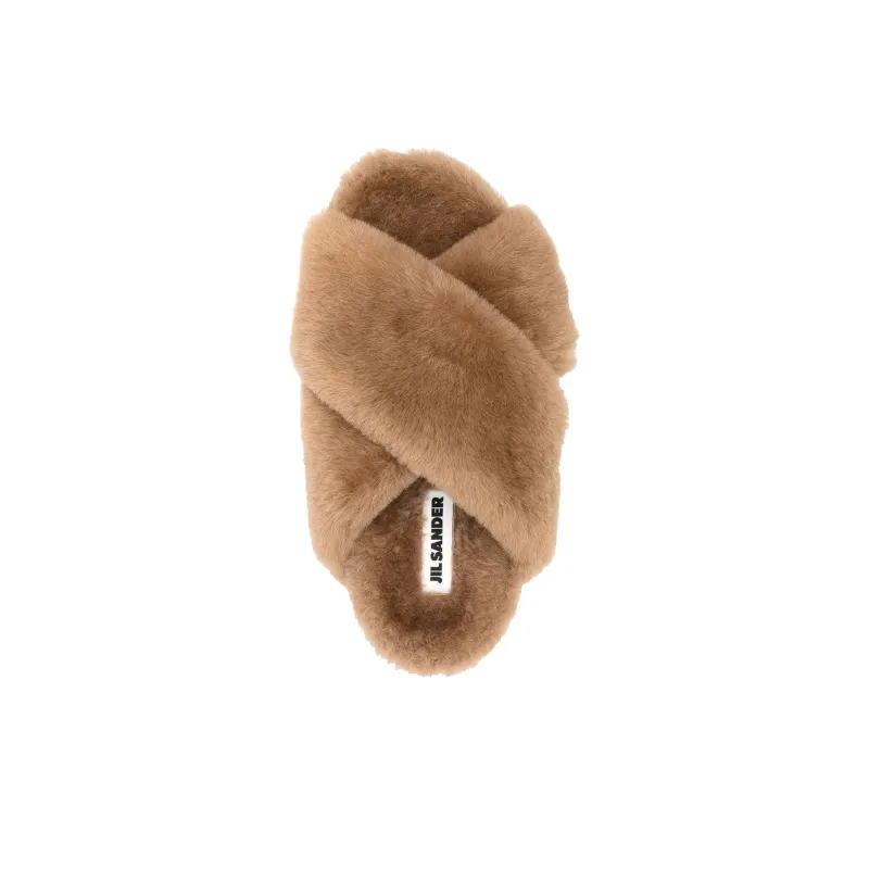 JIL SANDER Stylish Sandal Women's Brown-4
