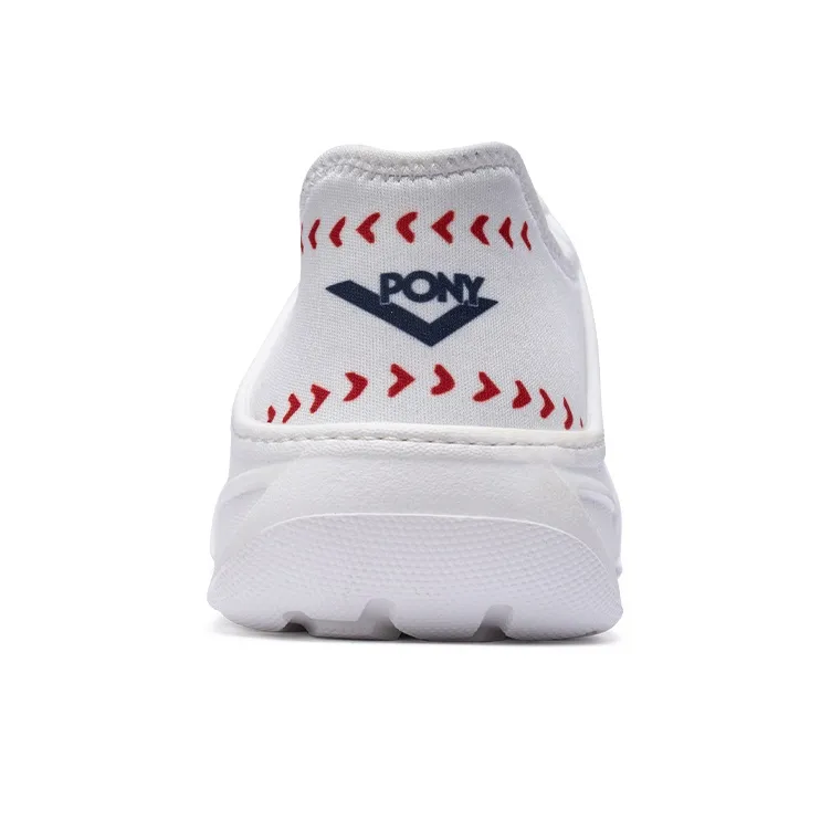 PONY Enjoy Clogs Unisex White Gray-3