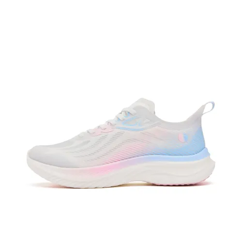 QIAODAN Light Speed 4.0PLUS Running Shoes Women's Low-Top Jordan White/Union Blue