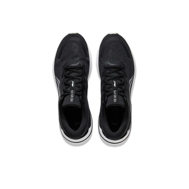LiNing YueYing 3.0 Cushioned Slip Resistant Support Low Top HEEL LOC Casual Running Shoes Men's Black-3