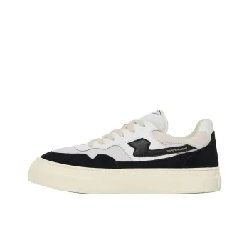 Stepney Workers Club Wear-Resistant Low-Top Skateboard Shoes Unisex White Black