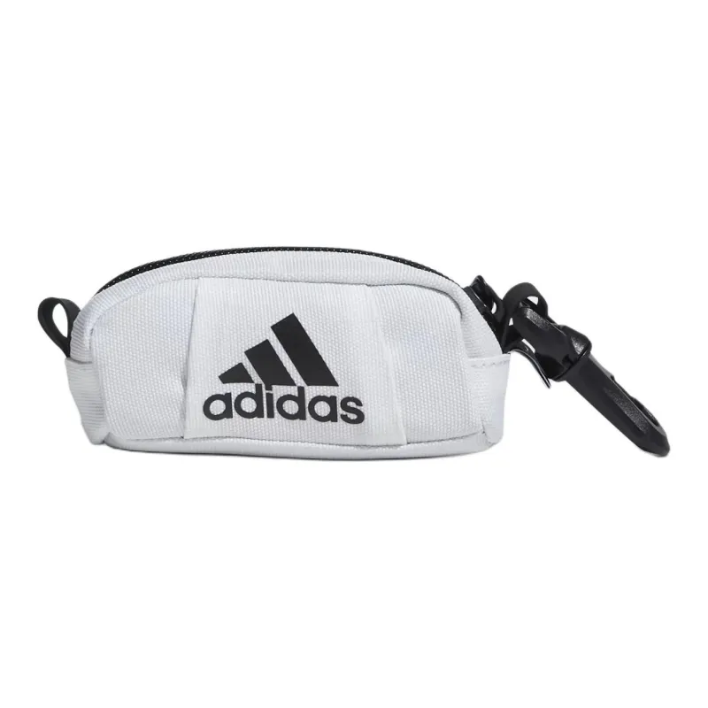 Adidas Recycled Polyester Plain Weave Fabric Polyester Ball Box Storage Bags Men's White-0