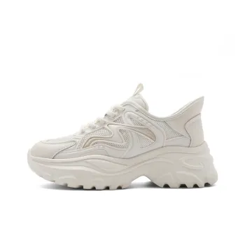 BELLE Low Top Chunky Sneakers Women's Beige