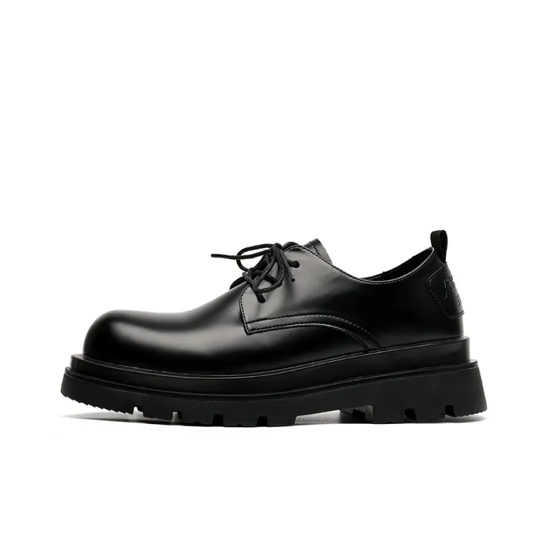 Chi Wolf Derby Shoes Casual Shoes Men's Black-0