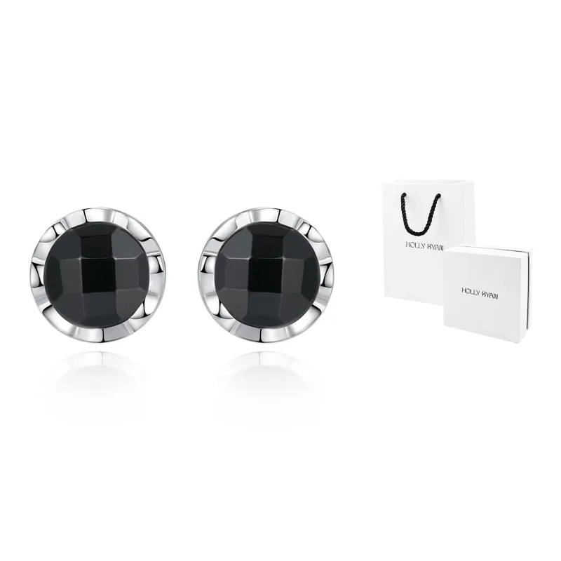 HOLLY RYAN Chalcedony Ins Normcore Style Unisex Stud Earrings Unisex-12