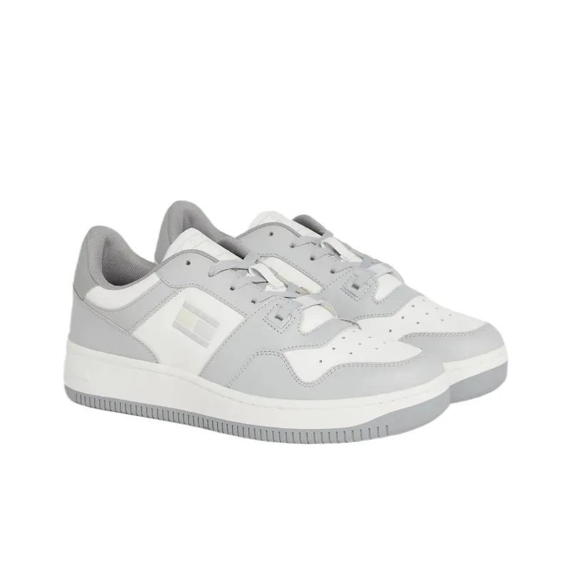 Tommy Hilfiger Low-Top Skateboard Shoes Men's Gray-1