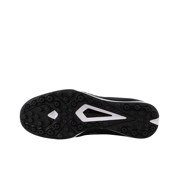 LiNing TF Rubber Broken Studs Cushioning, Slip Resistant, And Abrasion Resistant Soccer Shoes Men's Black-4
