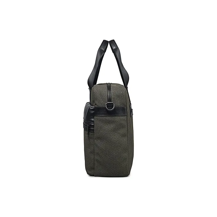 Jeep Cow Leather One Shoulder Handbag Regular Men's Green-2