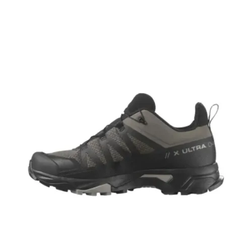 SALOMON X Ultra 4 Outdoor Shoes Men Low-Top Black-Brown