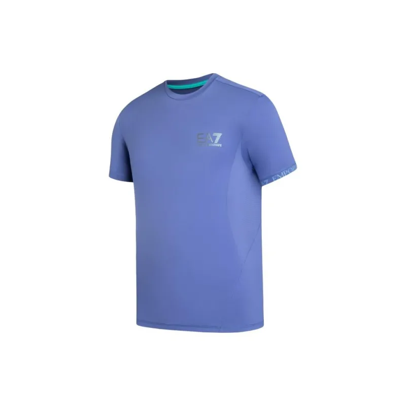 EMPORIO ARMANI EA7 SS24 T Shirt Men's Purple-2