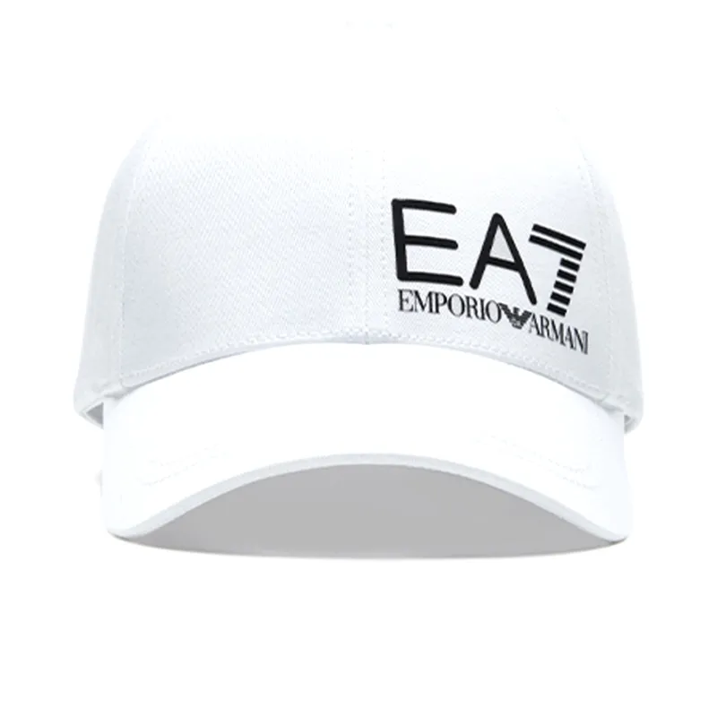 EMPORIO ARMANI Logo embroidered Cotton Cap-1