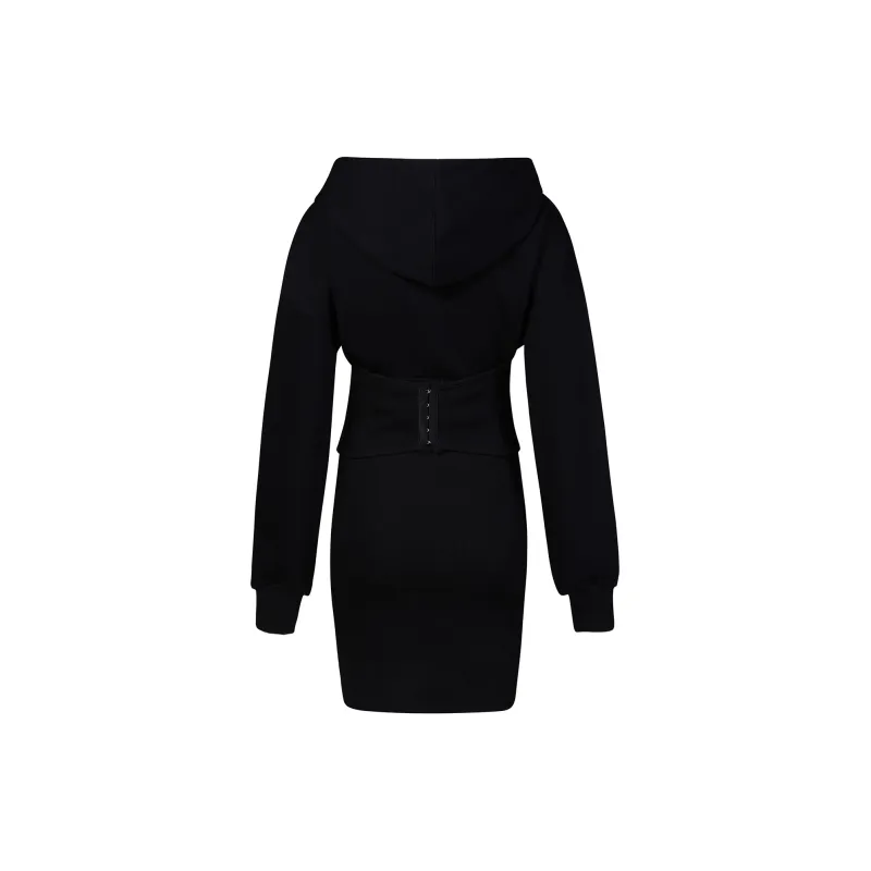 Guuka Hero Long Sleeved Dresses Women's Black-1