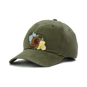Carhartt Cotton Baseball Caps Unisex Army Green
