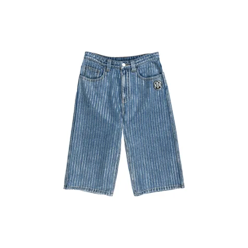 TCH Denim Shorts Unisex Denim Blue