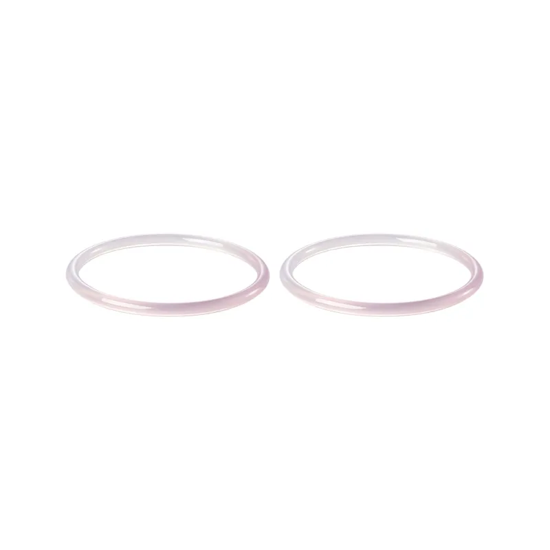 ZEGL Chalcedony Bangles Women's Green Pink Blue-10