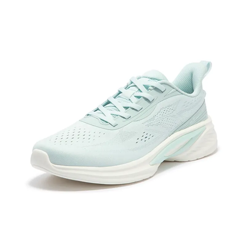 361° Blade Edge Cushioning, Slip Resistant, Abrasion Resistant, Breathable Low Top Running Shoes Men's Misty Yarn Blue-1