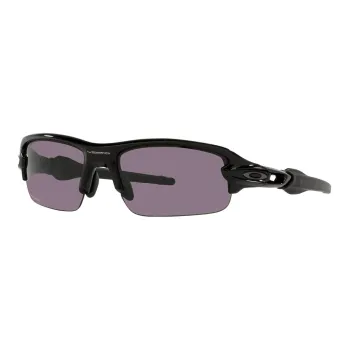 Oakley Plate Frame Rectangular Sunglasses Unisex Black