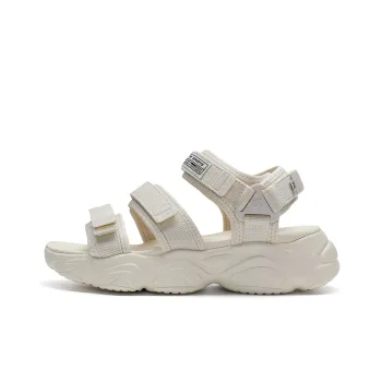 XTEP Beach Sandals Women's Milk Tea White
